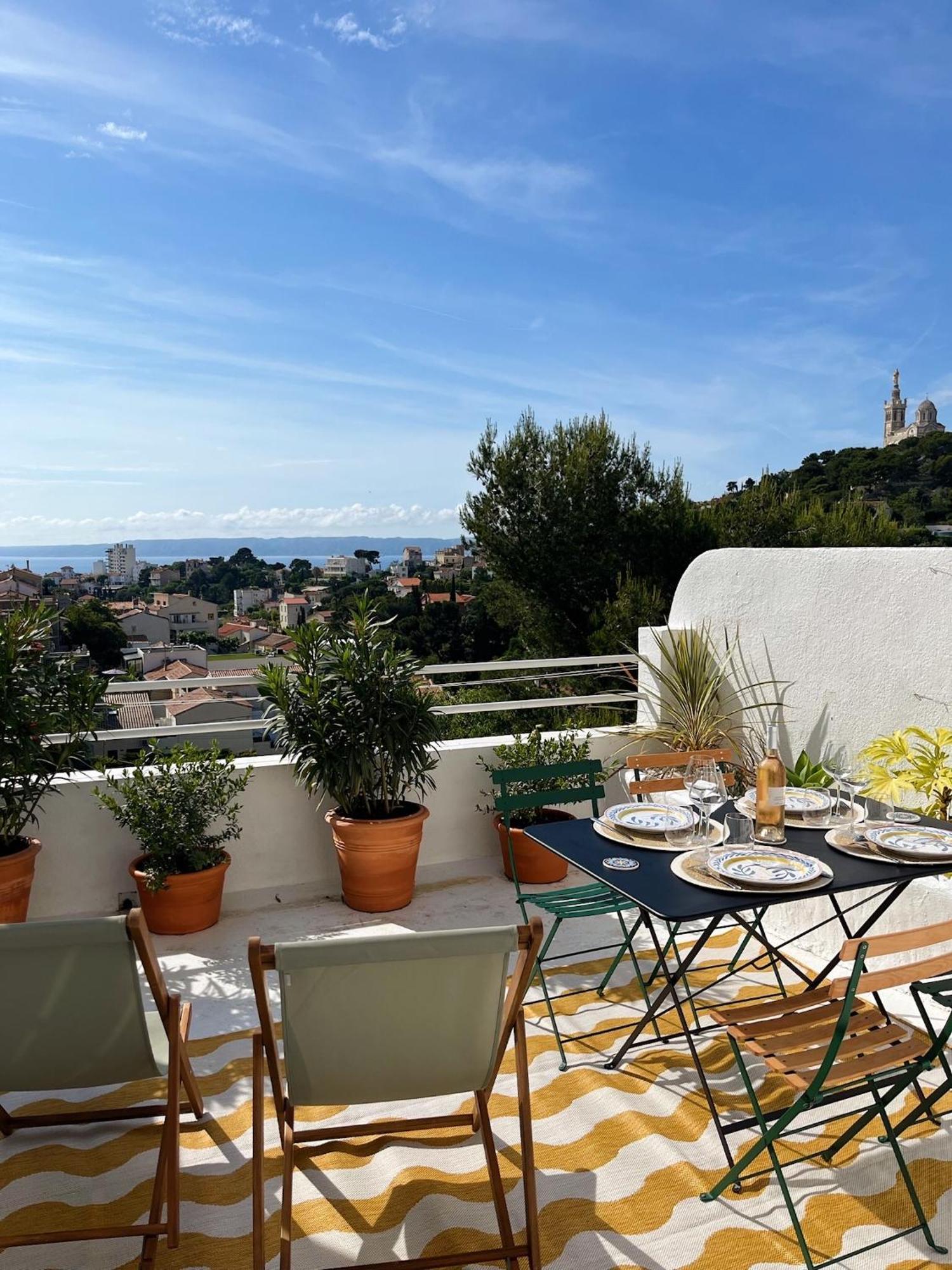 Charmant Studio-Terrasse Vue Mer มาร์กเซย ภายนอก รูปภาพ